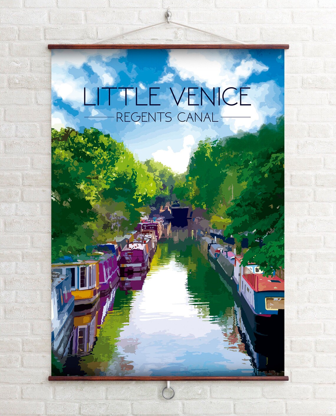 Little Venice Regent's Canal Travel Poster - Image 3