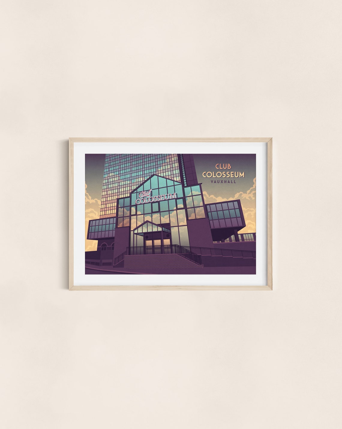 Club Colosseum Nightclub Poster Vauxhall London Travel Print Twiceasnice London Music Club Night Fabric Turnmills Bagleys Wall Art - Image 3