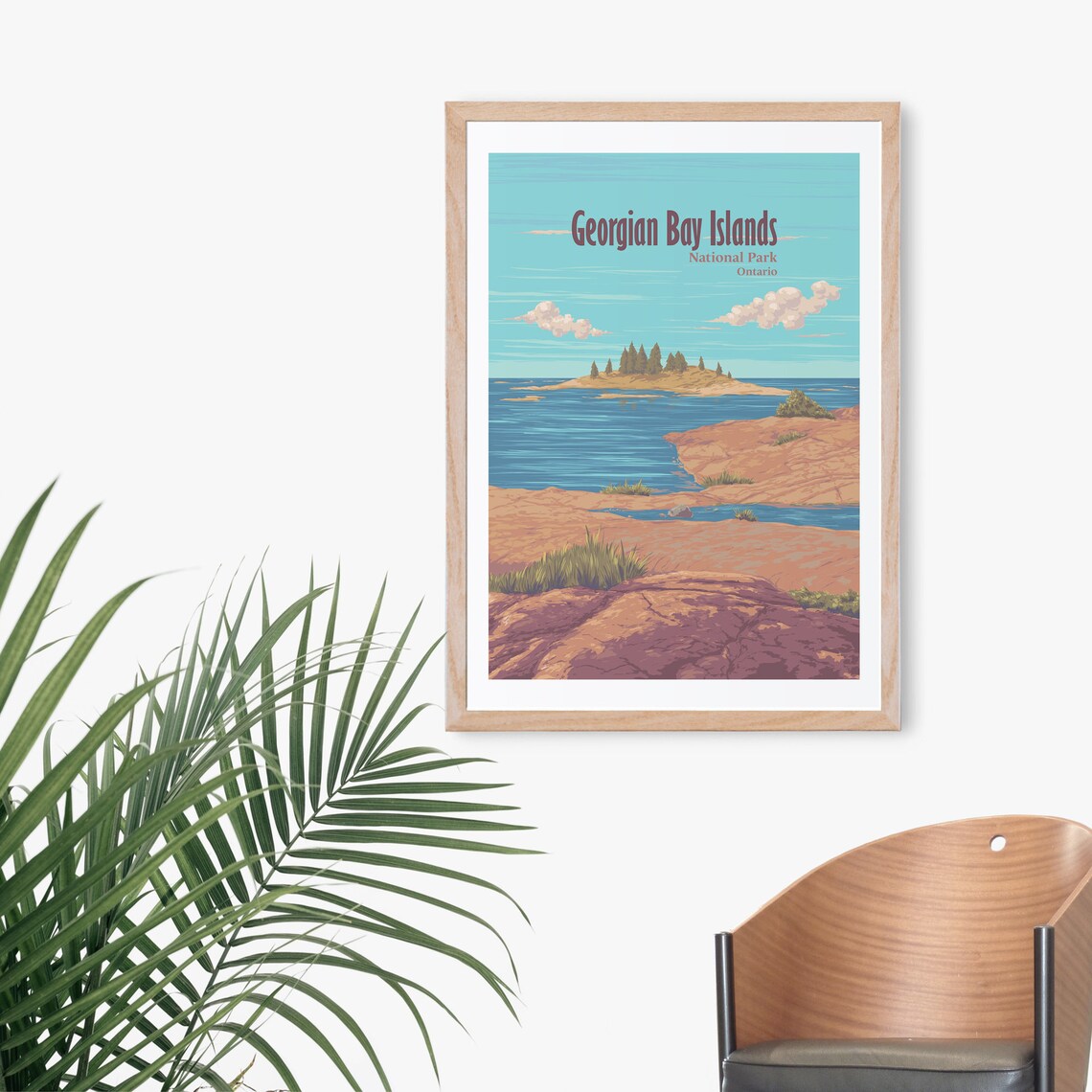 Georgian Bay Islands National Park Vintage Travel Poster - Image 3