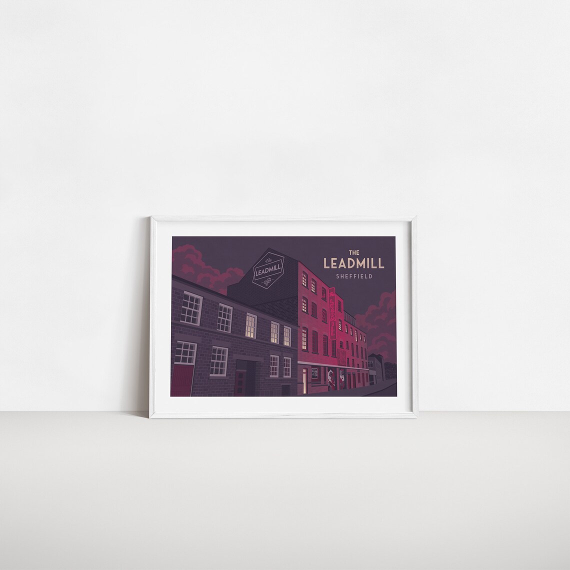 The Leadmill Sheffield Retro Music Venue Travel Poster - Image 2