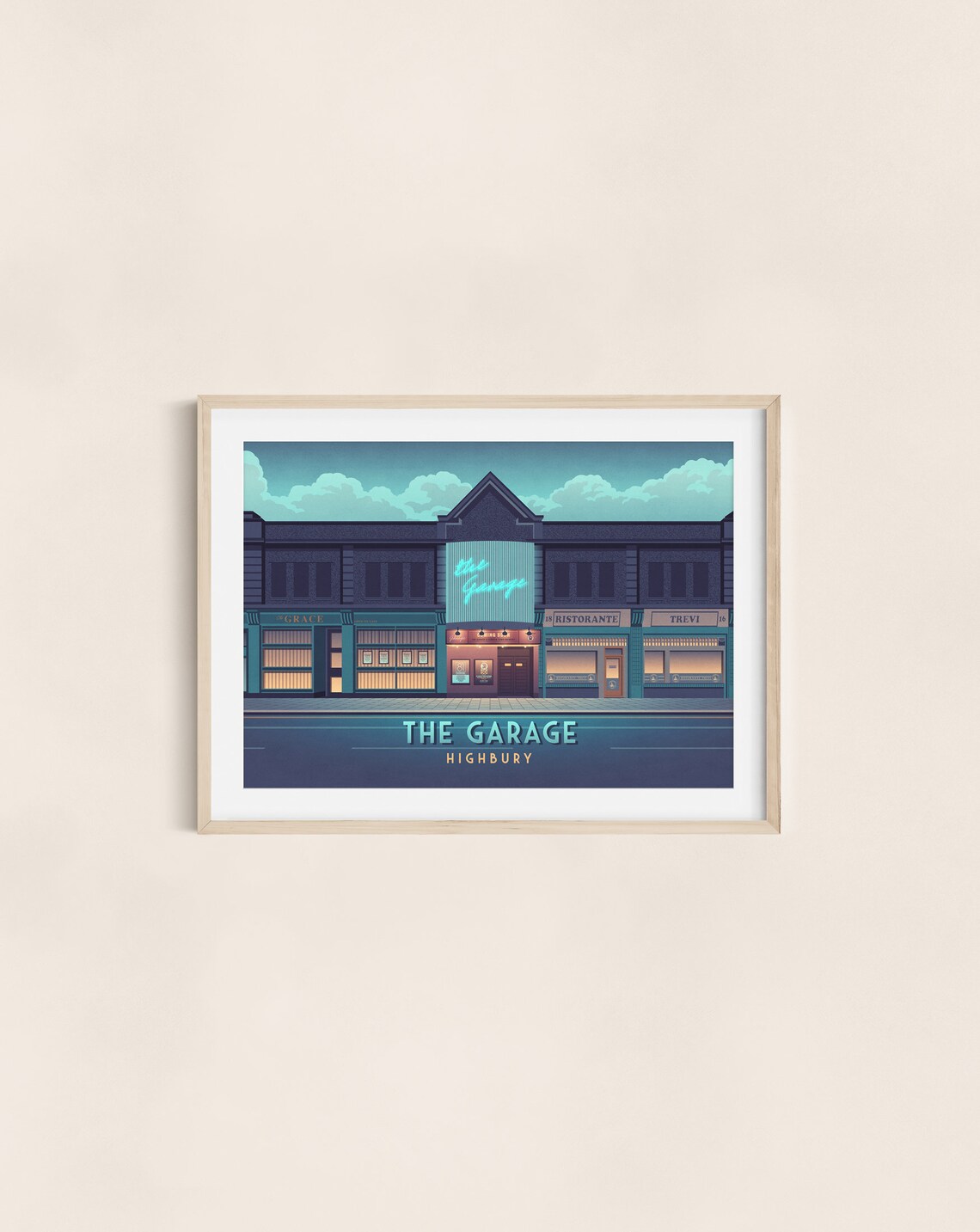 The Garage Highbury Islington Live Music Travel Poster - Image 4