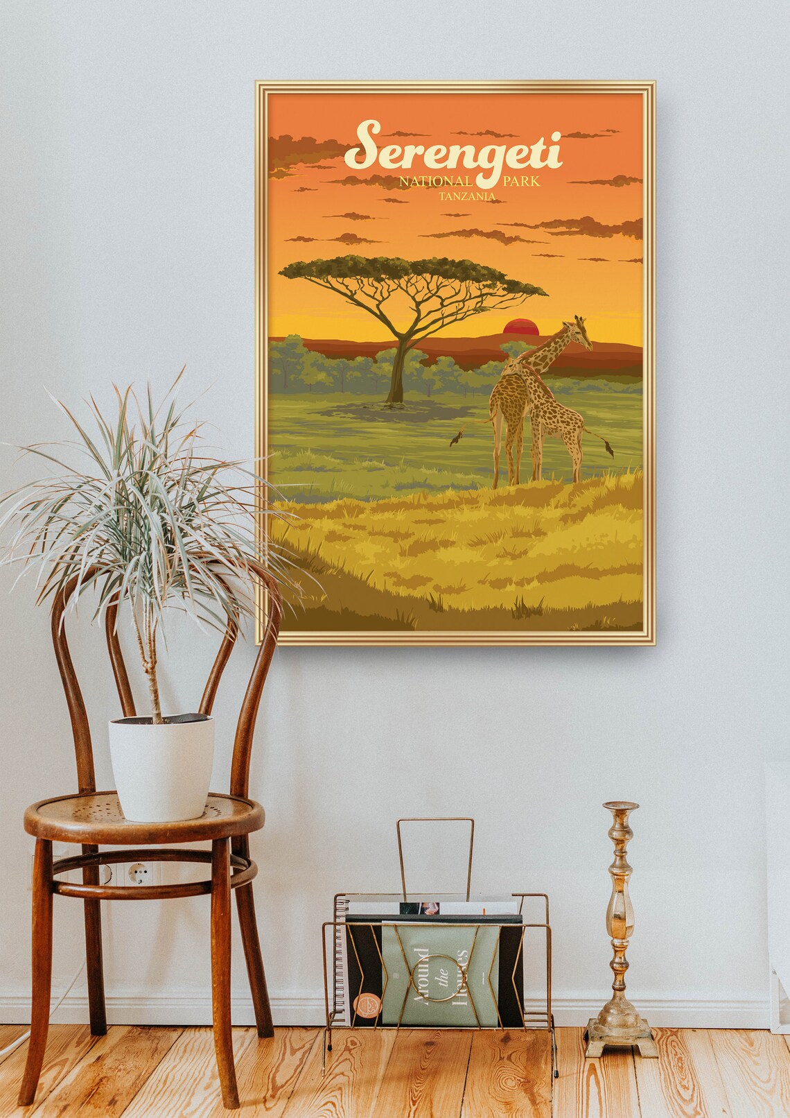 Serengeti National Park Vintage Travel Poster Print - Image 2