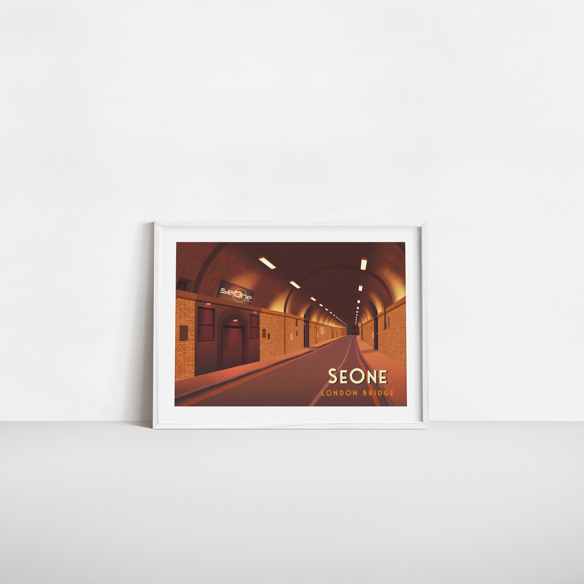 SeOne Nightclub London Bridge Railway Arches Retro Venue Poster - Image 2