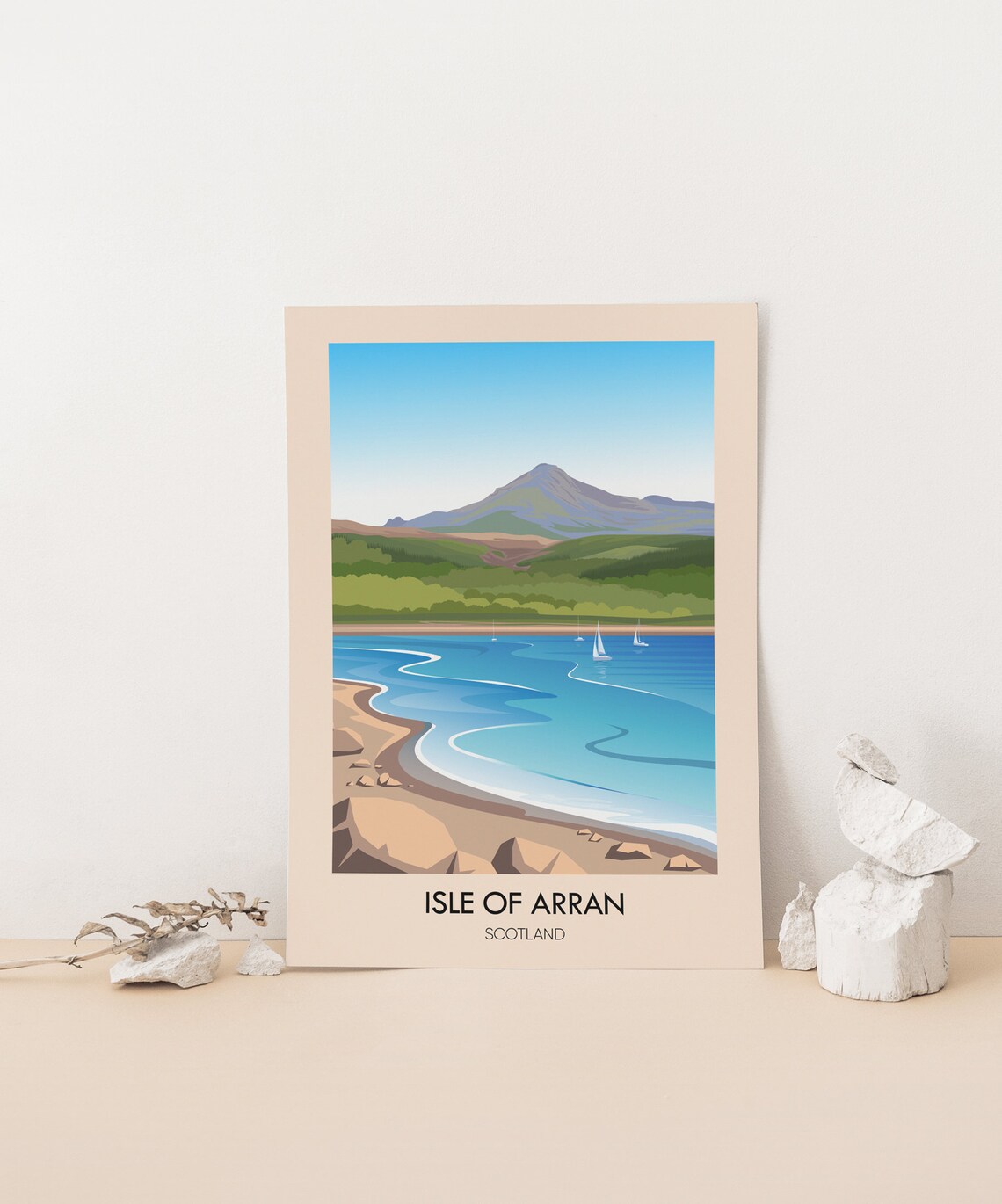 Isle Of Arran Vintage Travel Poster, Scotland - Image 4
