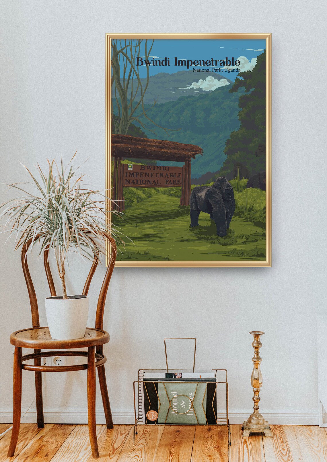 Bwindi Impenetrable Forest, Uganda Travel Poster Print - Image 2