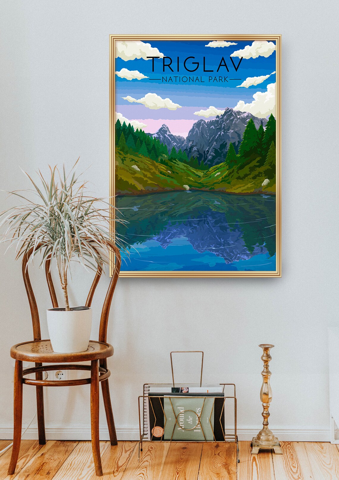 Triglav National Park Travel Poster, Julian Alps - Image 2