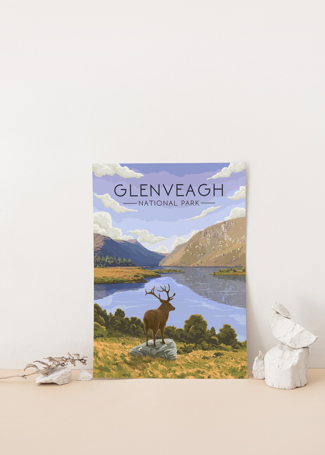 Glenveagh National Park Vintage Travel Poster - Image 4
