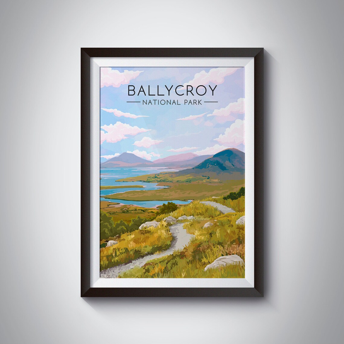 Ballycroy National Park Vintage Travel Poster