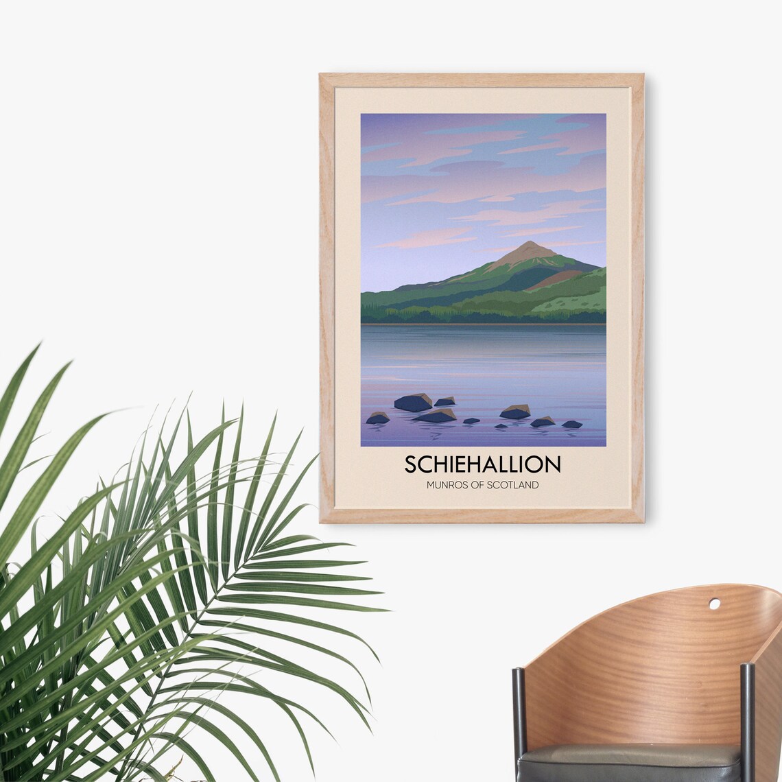 Schiehallion Vintage Travel Poster, Scottish Highlands - Image 3