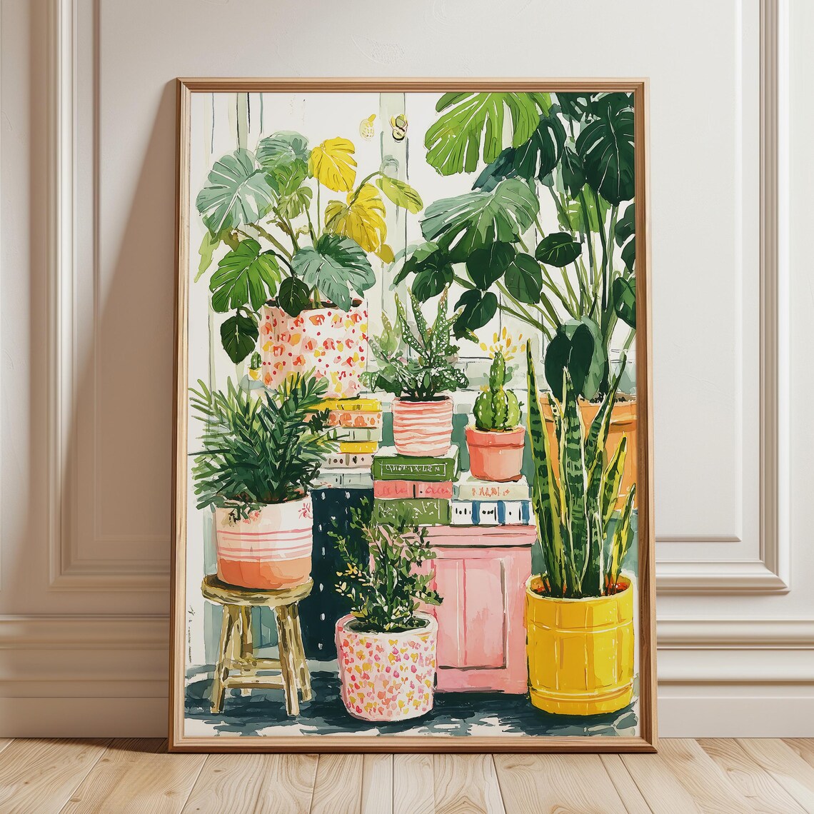 House Plant Botanical Wall Decor Art Print