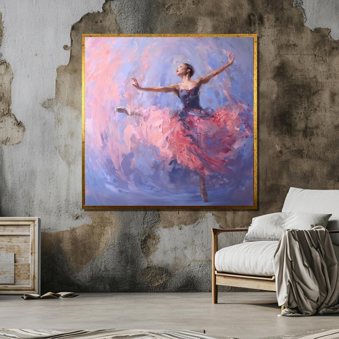 Graceful Ballerina In Pink, Elegant Dance Art - Image 6
