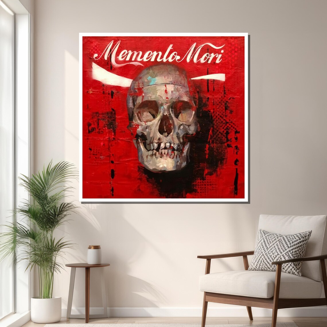 Memento Mori Skull Art by Zinsky, Vanitas Inspired - Image 3
