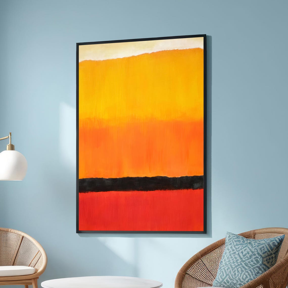 Mark Rothko Yellow Orange And Red, Abstract Art Print