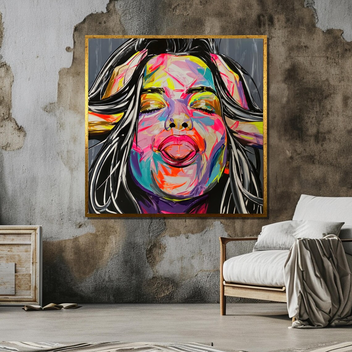 Vibrant Pop Art Woman, Contemporary Art Print - Image 6