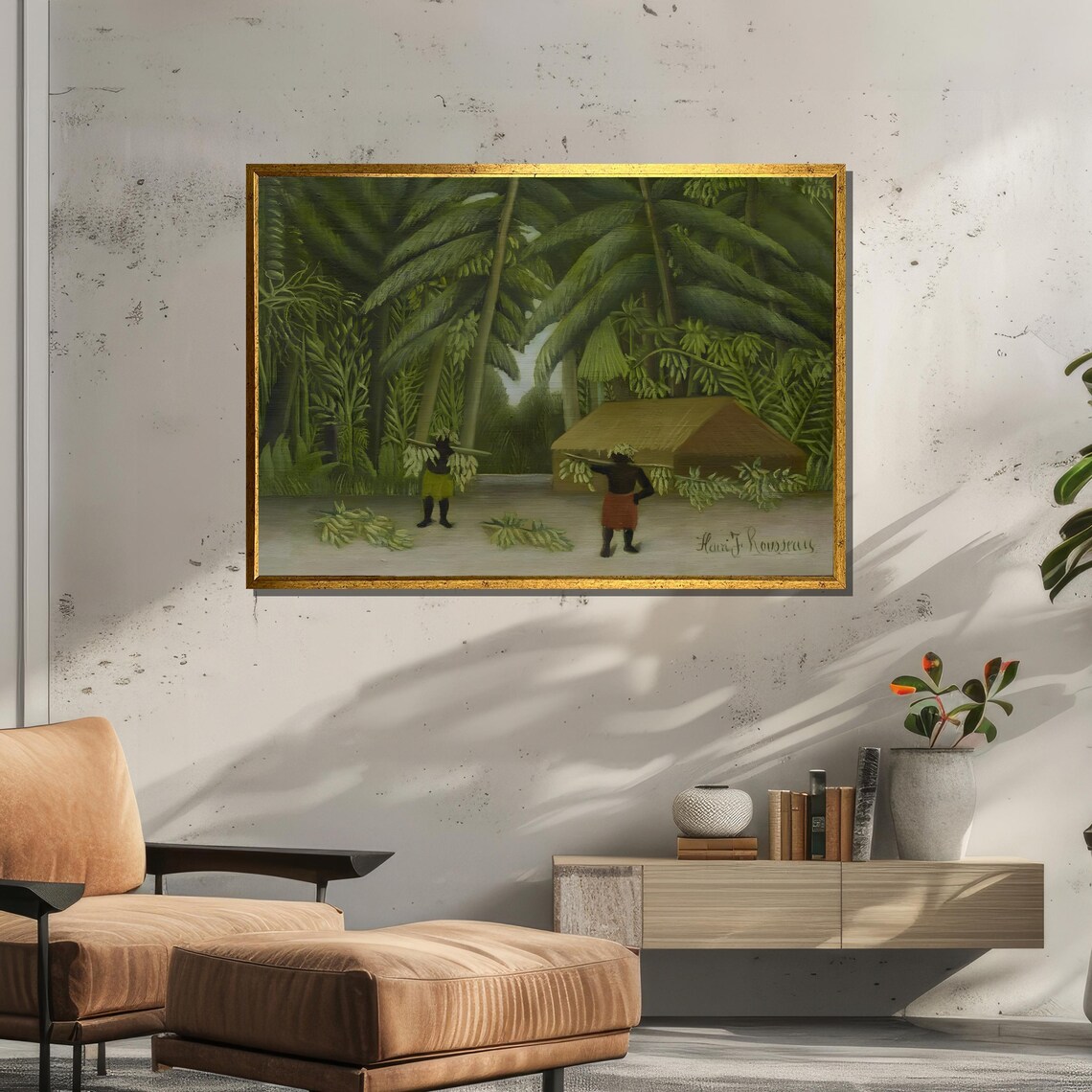 Henri Rousseau Banana Harvest Jungle, Tropical Nature - Image 3