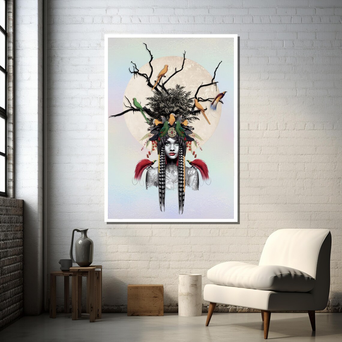 Maiden Of The Forest - Surreal Nature Fantasy Woman - Image 3