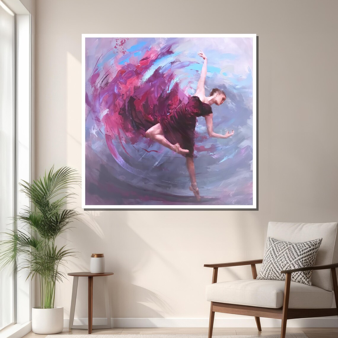 Elegant Ballerina - Traditional Travel Poster - Image 3