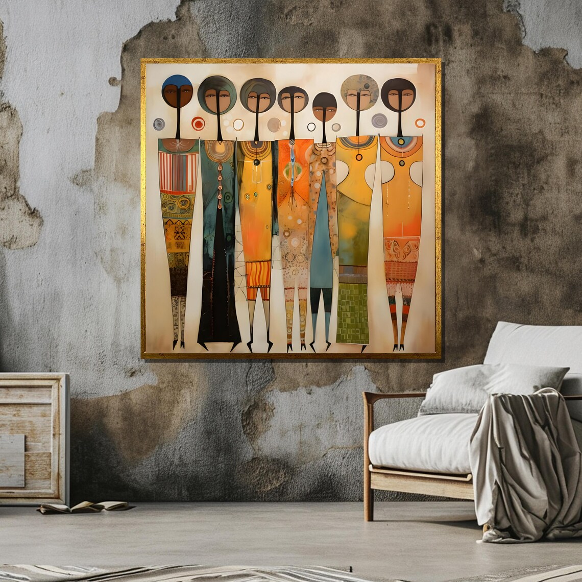 Abstract Figures Art Print, Contemporary Geometric - Image 6
