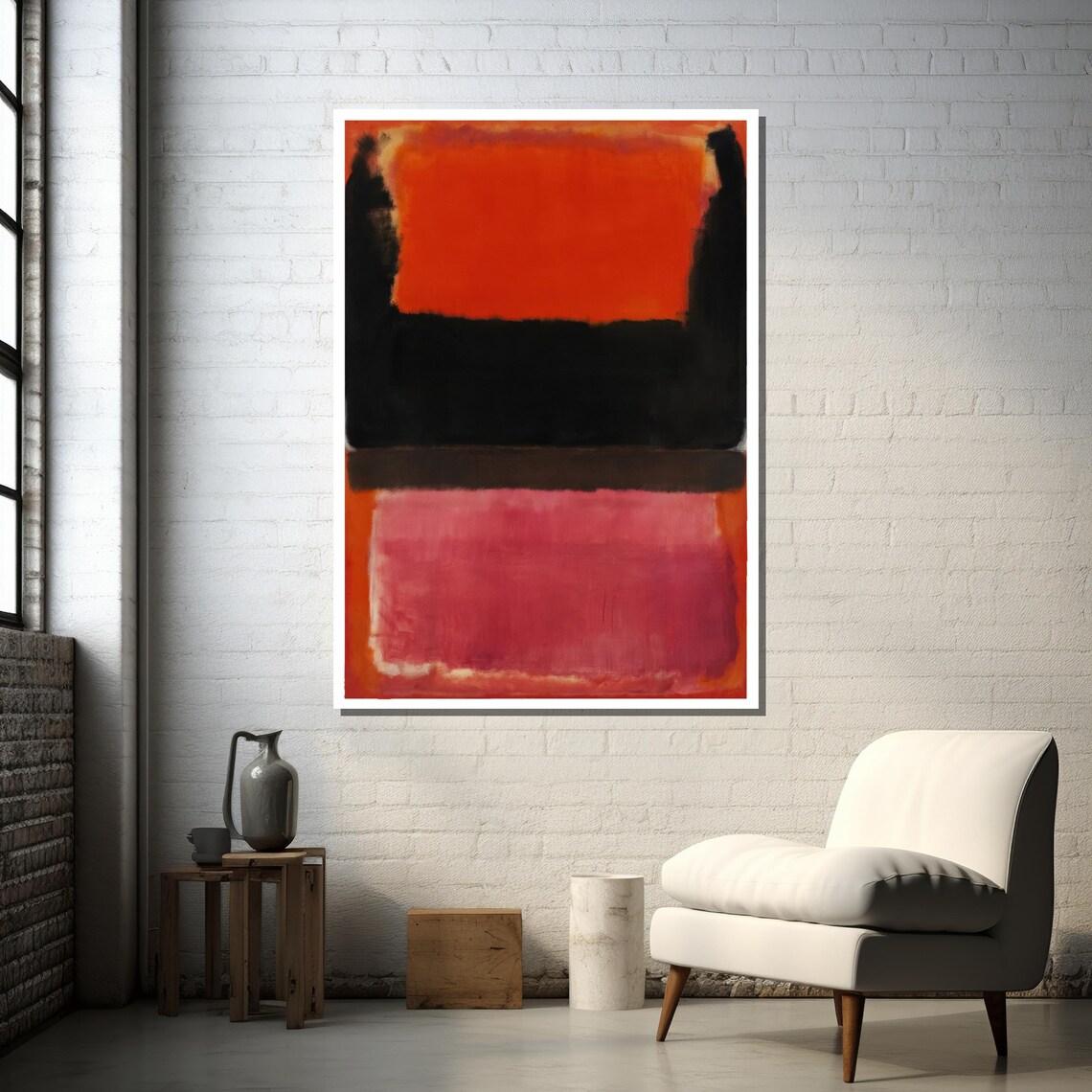Rothko Inspired Abstract Color Field, Wall Art Print - Image 4
