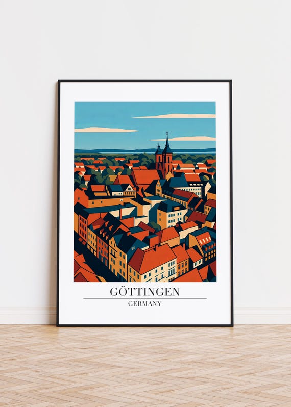 Gttingen Germany Poster City Skyline Art Print