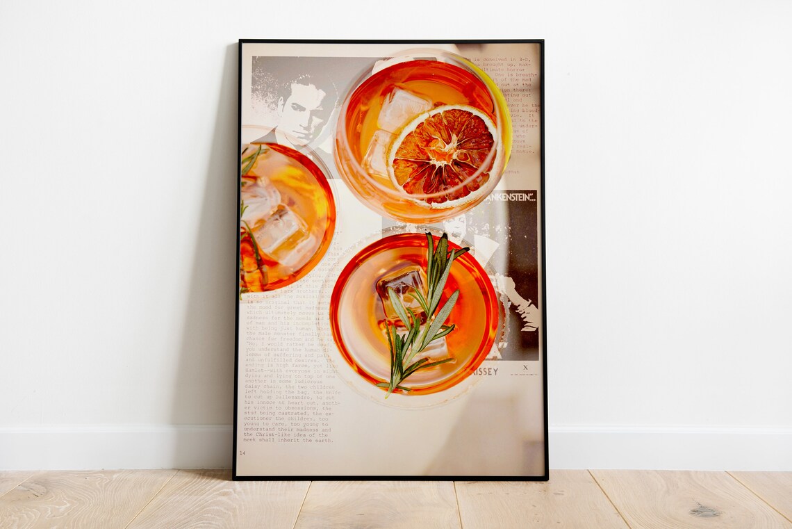 Vintage Typography Poster Print, Psychedelic 70s - Image 3