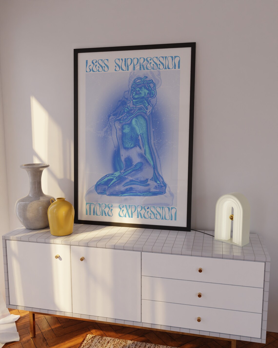 Spiritual Affirmation Gradient Wall Art Print - Image 2