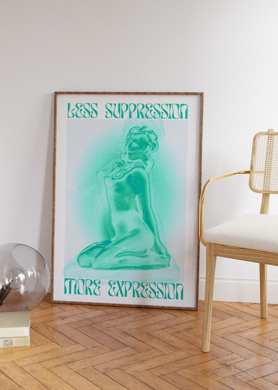 New Color Spiritual Affirmation Art Print Gradient Wall Art Trendy Wall Art Print Manifest Wall Art Spiritual Art Wall Art