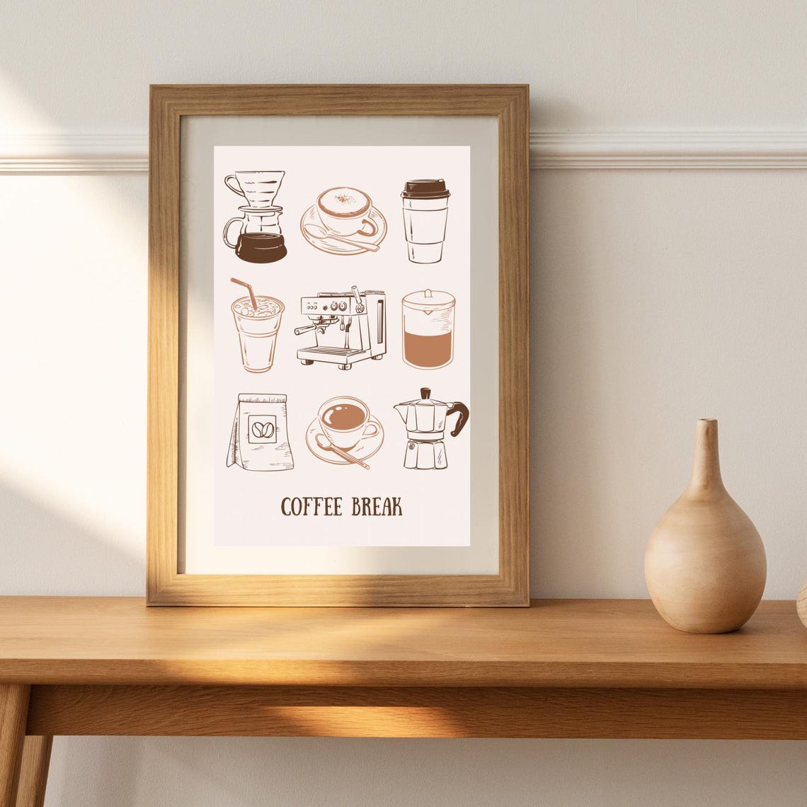 Coffee Break Wall Art Coffee Break Poster Office Decor Coffee Print Coffee Poster Coffee Shop Wall Art - Image 4