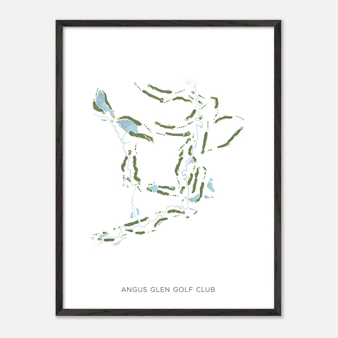 Angus Glen Golf Club Markham Canada Minimalist Golf Map Poster - Image 2