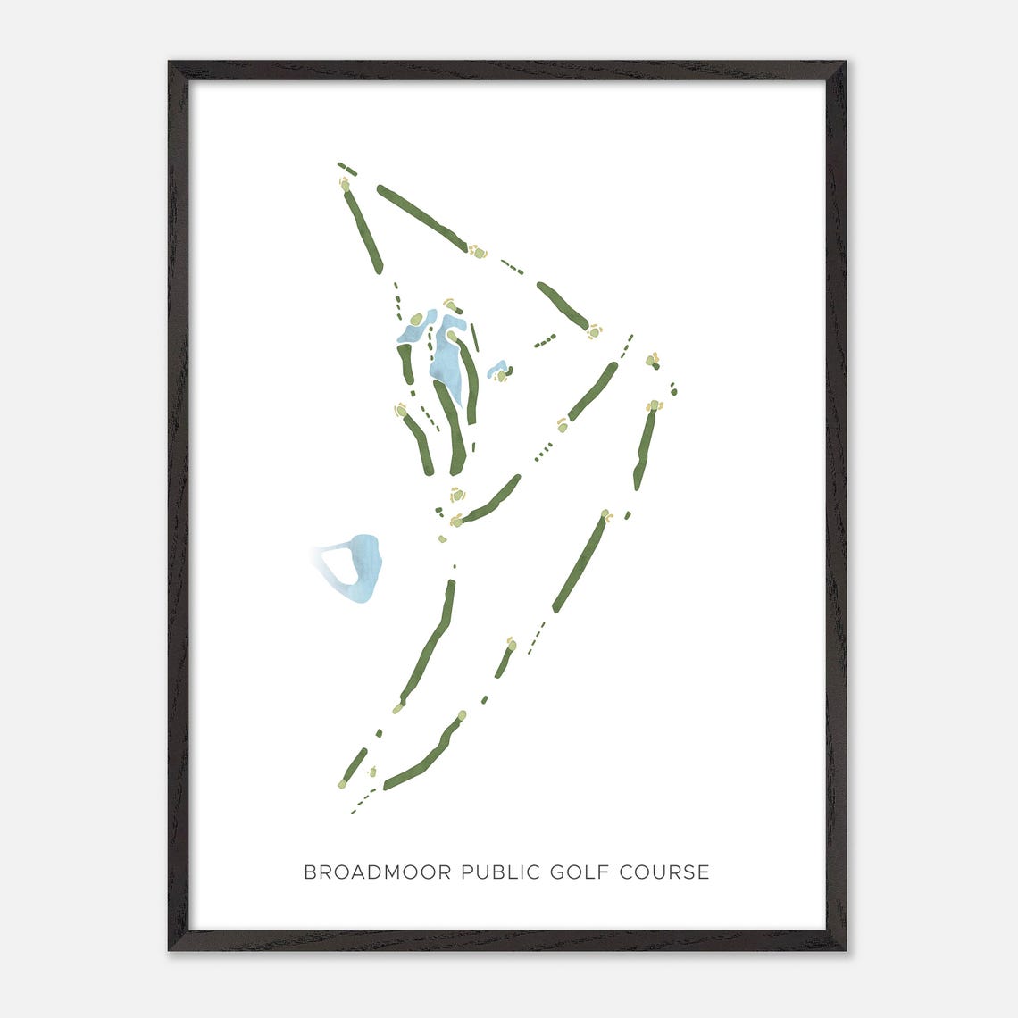 Broadmoor Public Golf Course Sherwood Park Minimalist Poster - Image 2