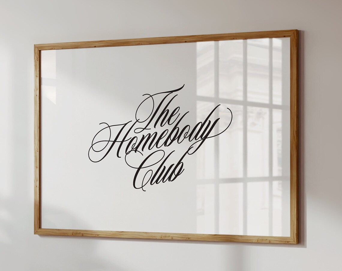 Homebody Club Print, Mid-Century Modern Wall Art - Image 2