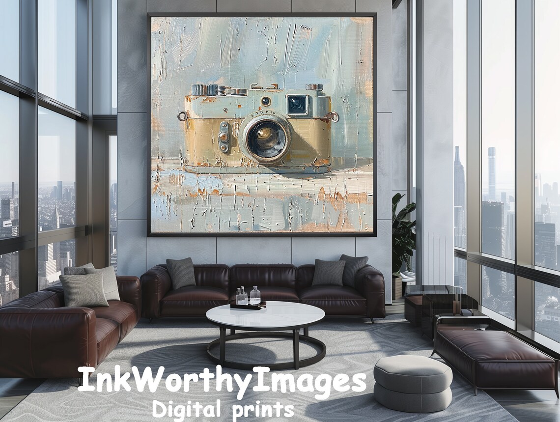 Vintage Camera, Retro Photography Decor Art Print - Image 4