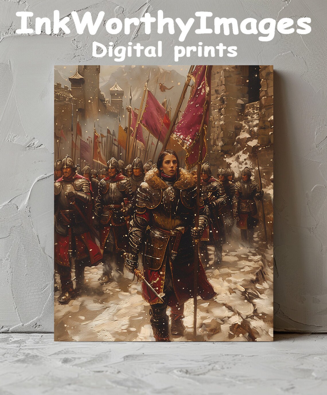 Medieval Warrior March, Epic Fantasy Art