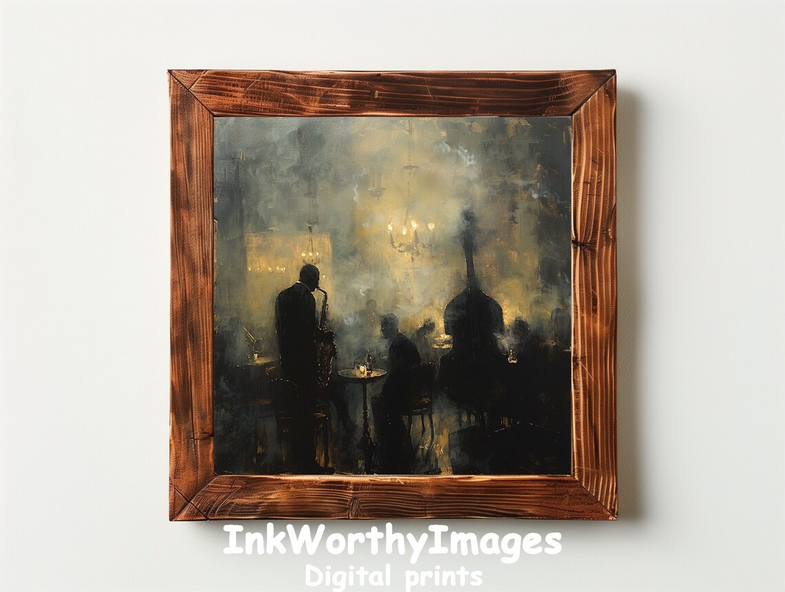 Intimate Jazz Club Scene, Moody Saxophone Player - Image 2