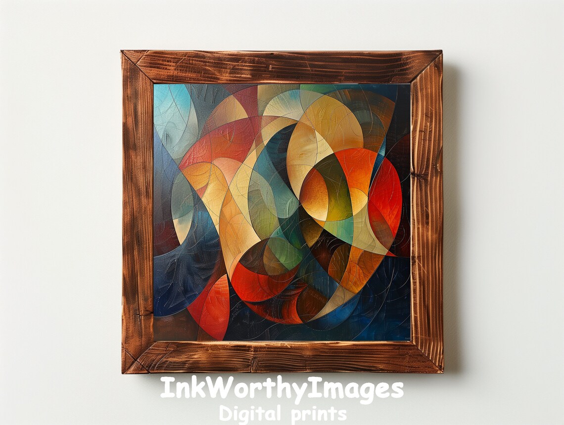 Geometric Abstraction, Modern Abstract Artwork - Image 6
