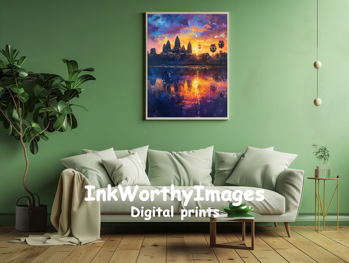 Angkor Wat Sunrise, Cambodian Landmark Reflections - Image 3