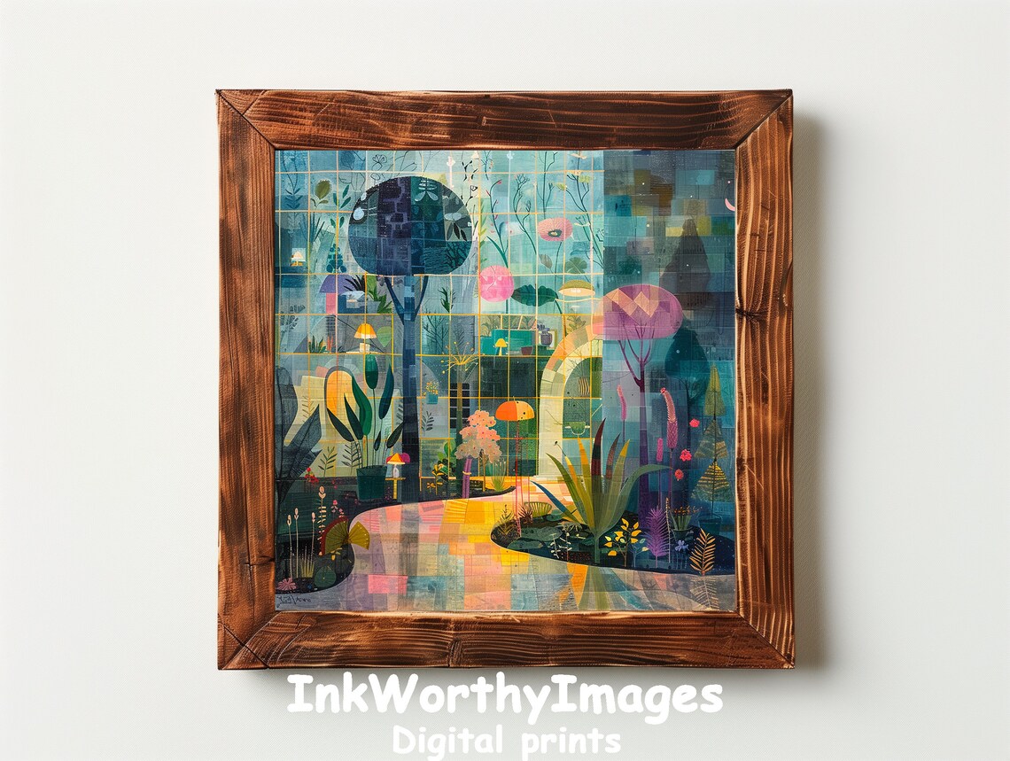 Enchanted Moonlit Garden - Fantasy Night Scene - Image 2