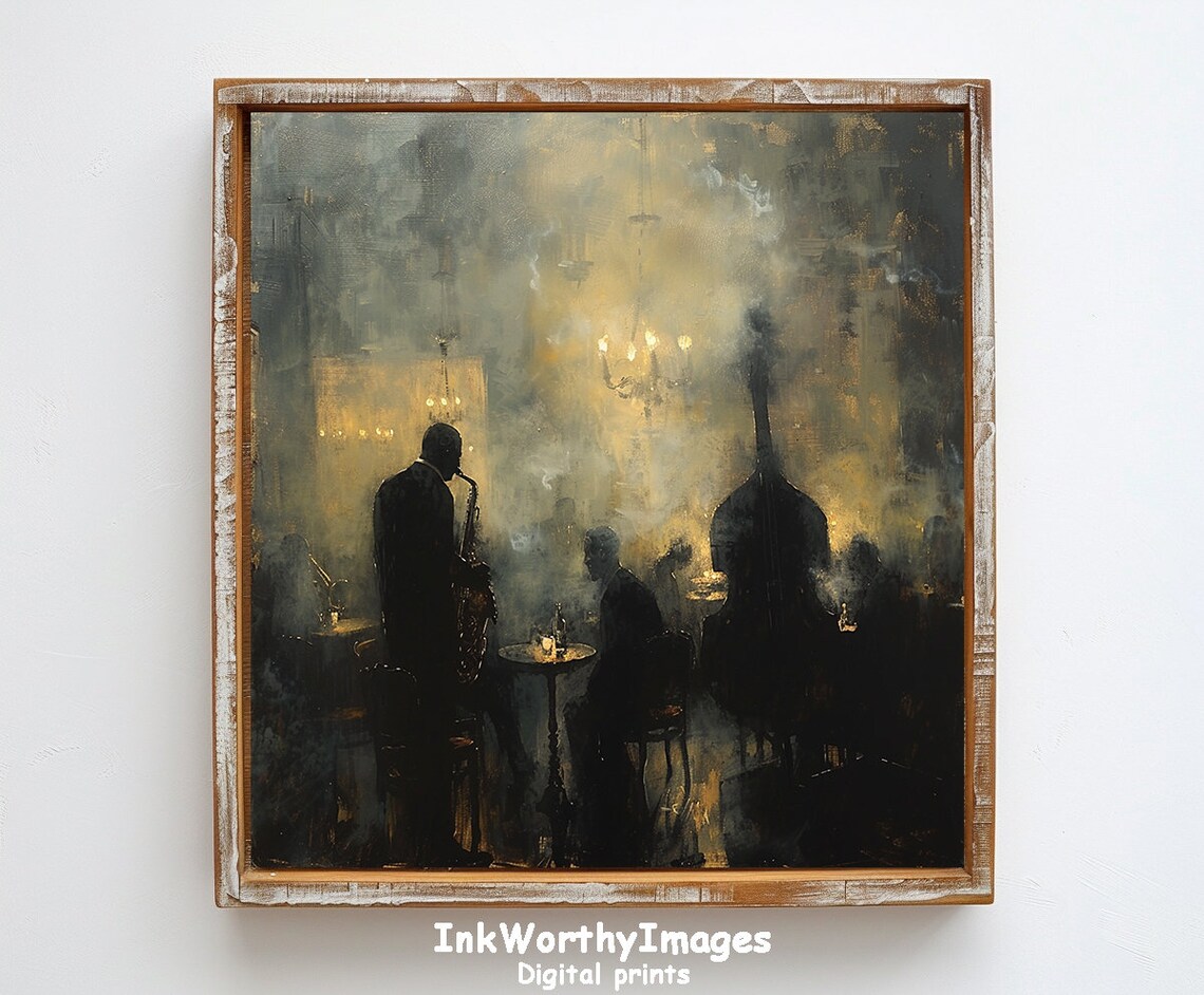 Intimate Jazz Club Scene, Moody Saxophone Player - Image 6
