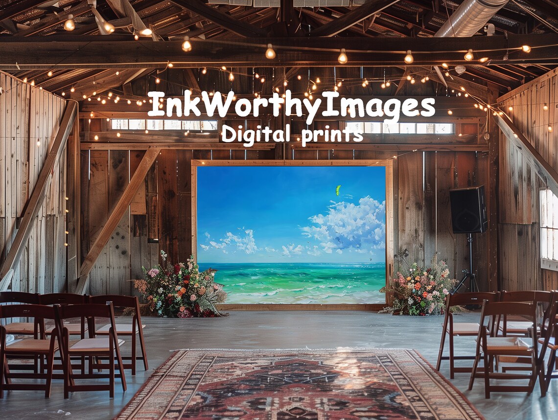 Tropical Beach Bliss Ocean Seascape Wall Art - Image 6