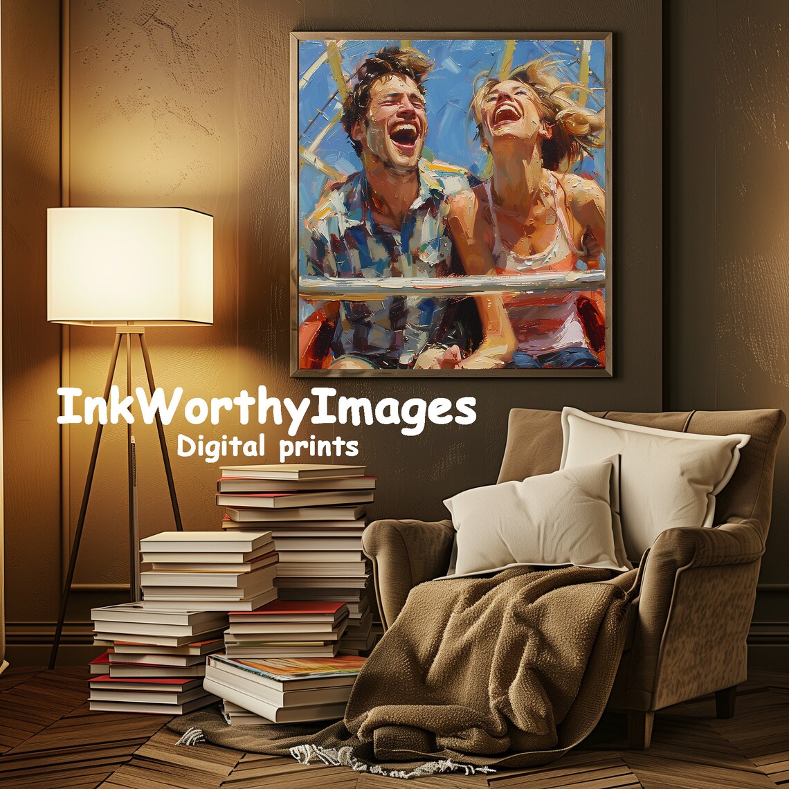 Joyful Ride Roller Coaster, Amusement Park Decor - Image 2