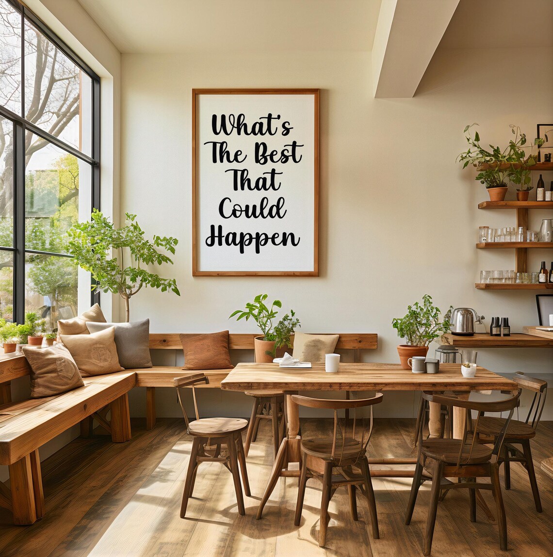 Whats The Best That Could Happen Quote, Poster Art - Image 3
