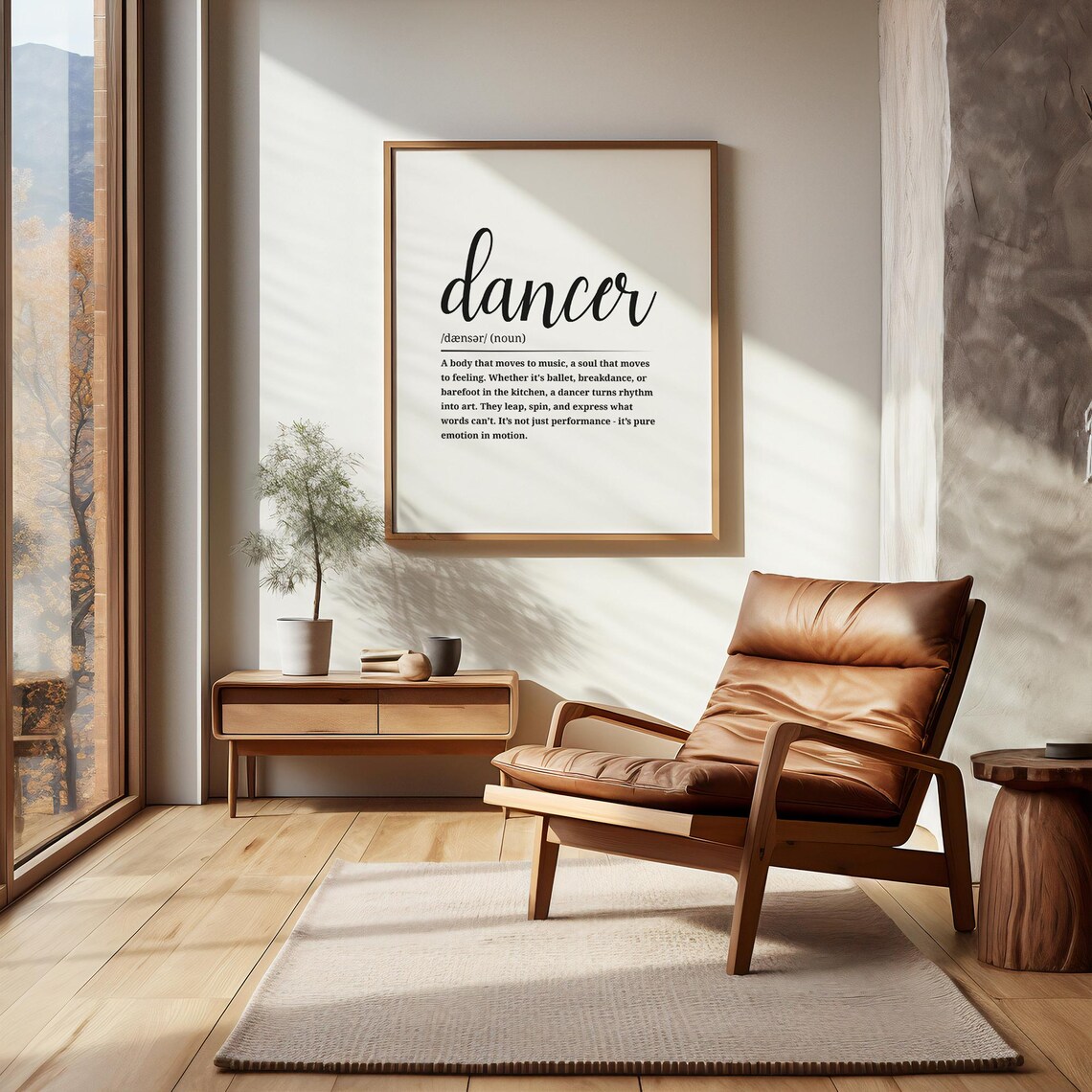 Dancer Definition Poster, Elegant Dance Decor - Image 2