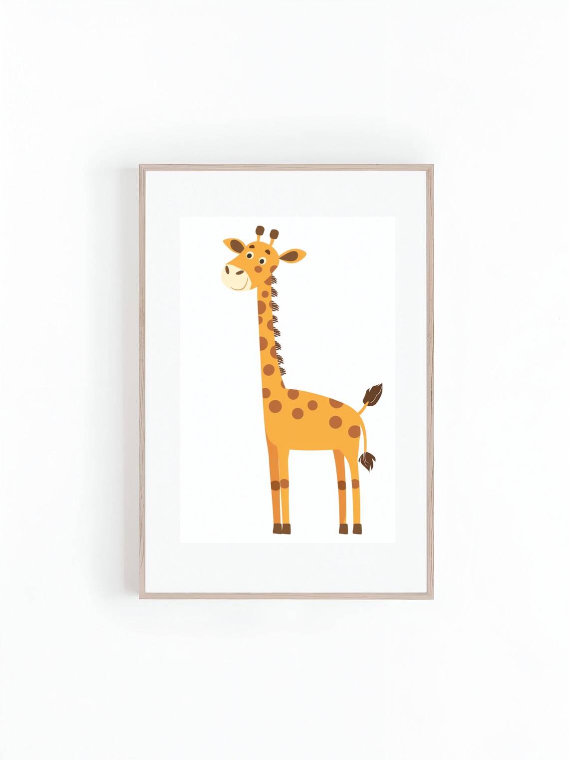 Giraffe Safari Animal Nursery Art Print - Image 3