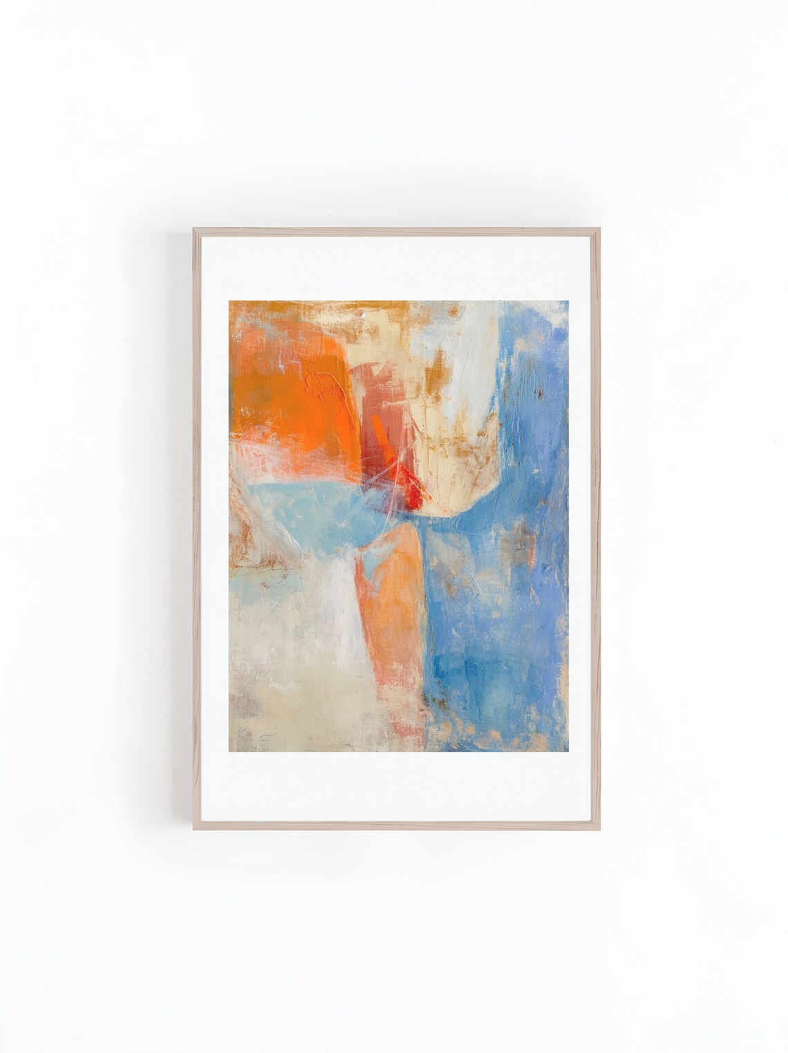 Abstract Oil Painting, Modern Home Decor