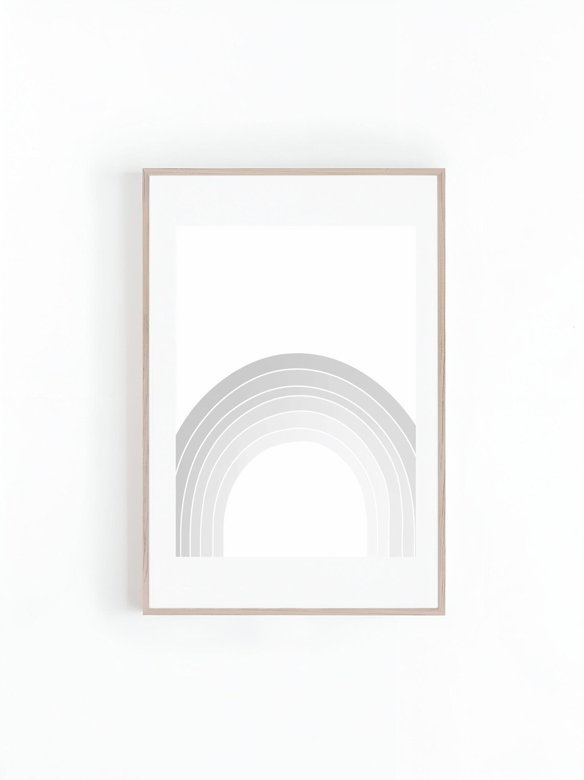 Geometric Line Drawing, Mid-Century Minimalist Art Print