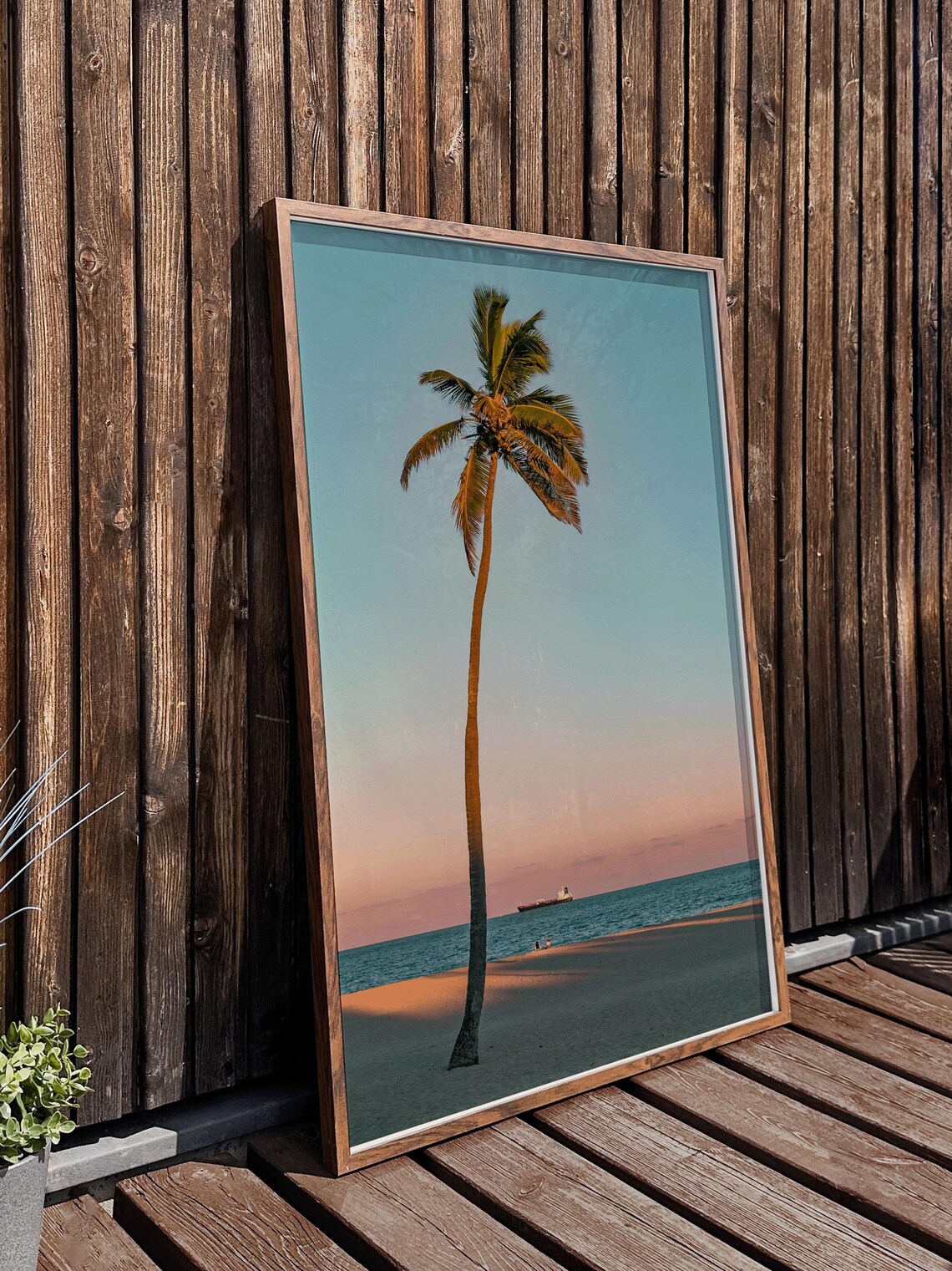 Palm Tree Beach Photography, Summer Sunset Art Print - Image 2