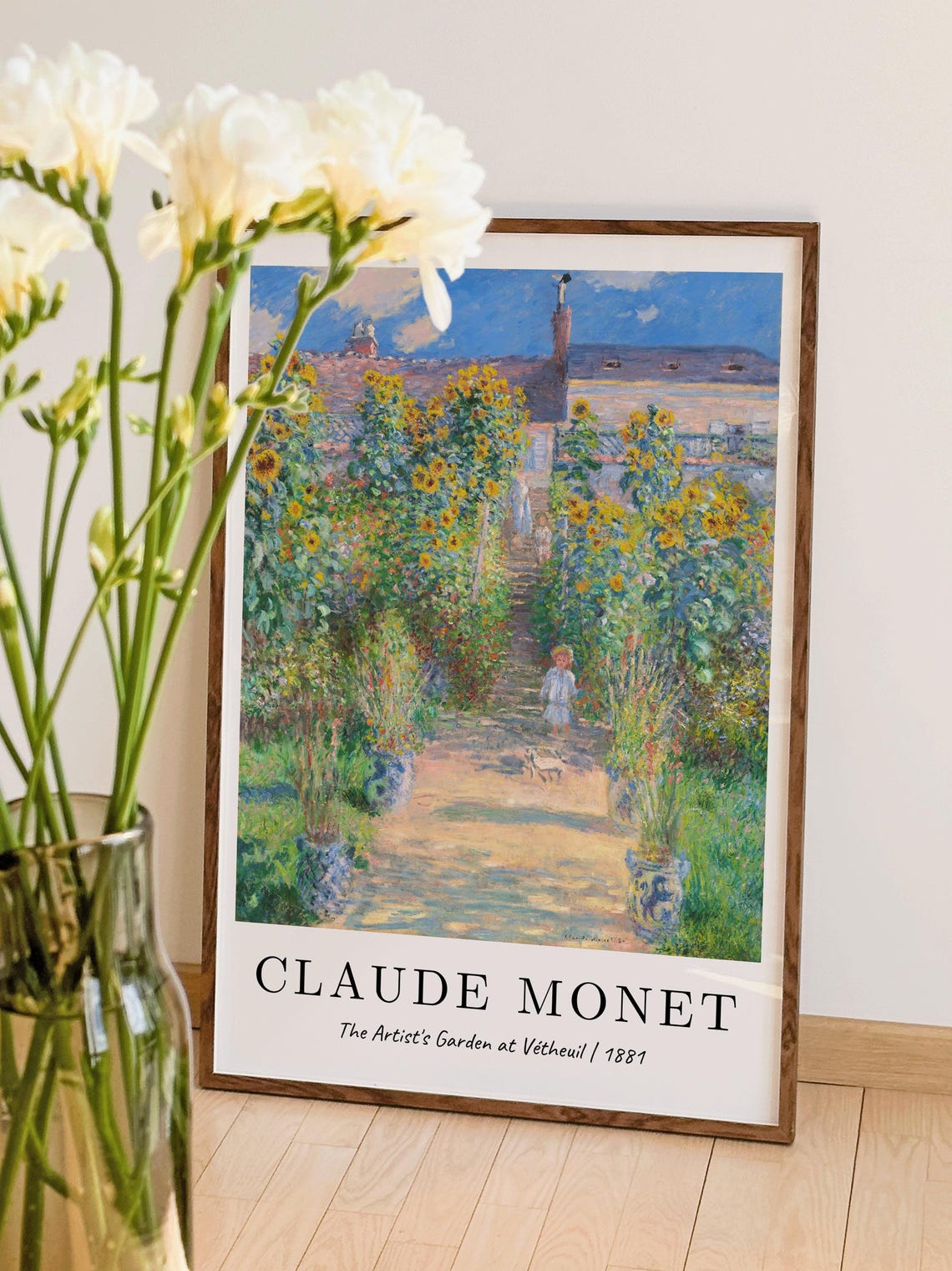 The Artist's Garden at Vétheuil - Monet Print - Image 5