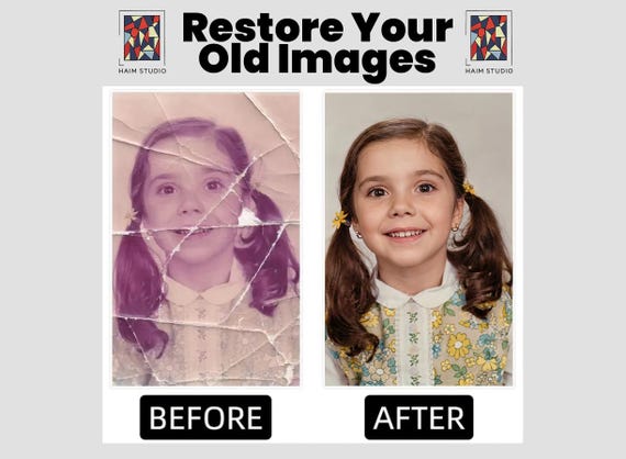 Professional Photo Restoration Service, Family Memory Restore