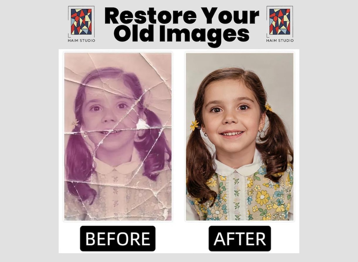 Professional Photo Restoration Service, Family Memory Restore