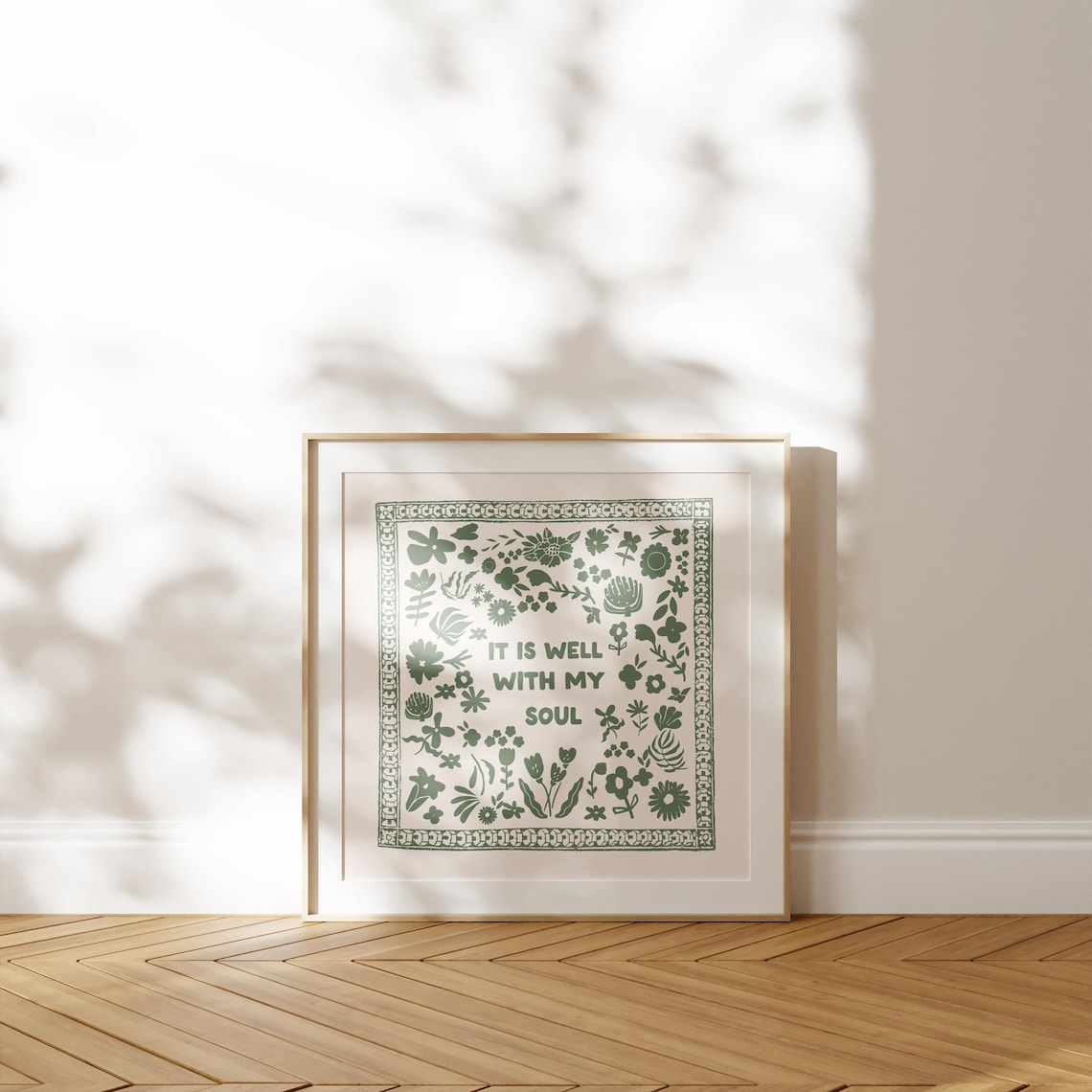 It Is Well Christian Illustration Wall Art Print - Image 2